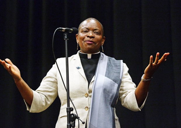 A Reverenda Rose durante a sabatina de sua nomeação (Foto: Getty Images)