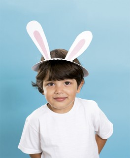 Seu filho vai adorar o chapéu com orelhas de coelho