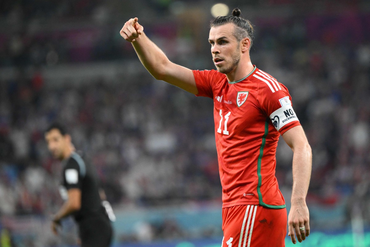 País de Gales x EUA: Bale quebra maior jejum de gols da história das Copas  | Catar 2022 | O Globo
