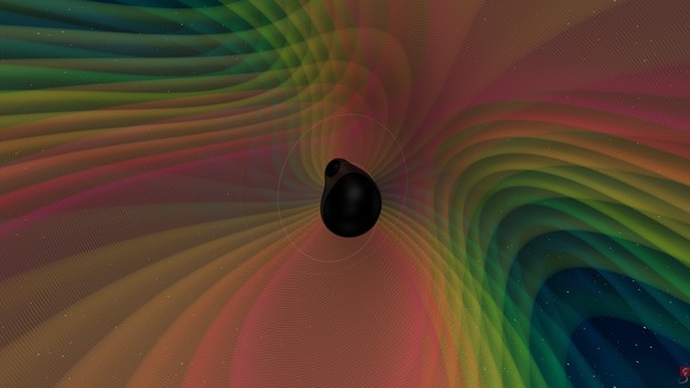 Ondas gravitacionais revelam colisão inédita entre buracos negros (Foto:  Max-Planck-Institut für Gravitationsphysik (Albert-Einstein-Institut))