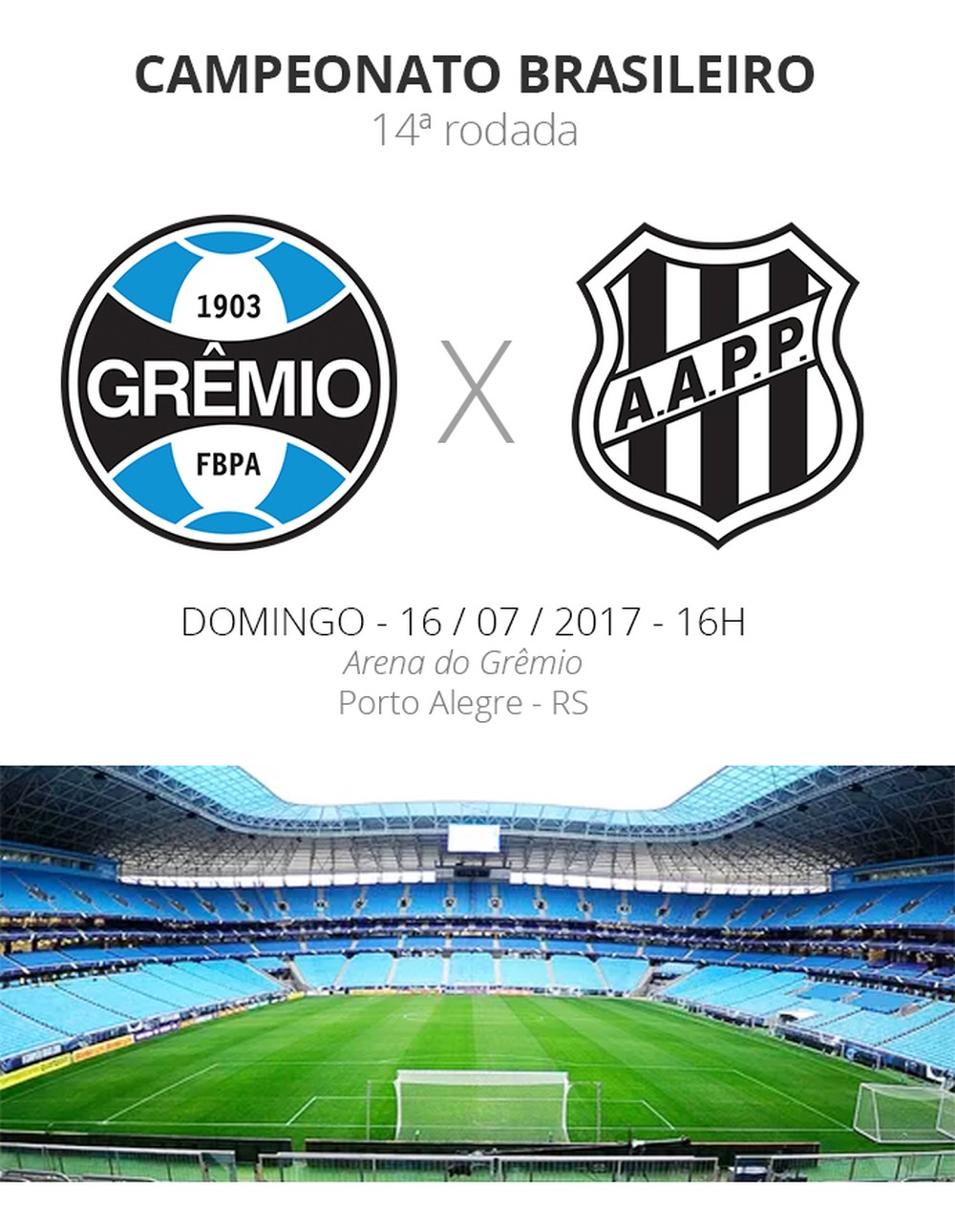 Rodada14: tudo o que você precisa saber sobre Grêmio x Ponte Preta