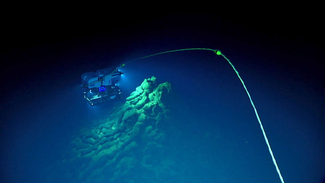 VeÃ­culo utilizado para analisar as profundezas do oceano (Foto: Bill Chadwick/NOAA/Pacifi Marine Laboratory)