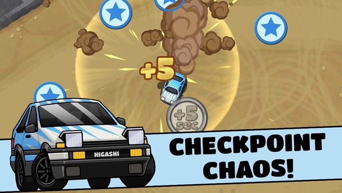 Pegar os Checkpoints é o objetivo deste jogo sem regras (Foto: Divulgação)