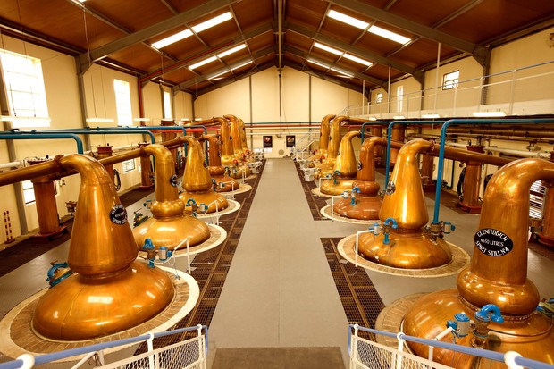 Parte do interior da destilaria Glenfiddich (Foto: Divulgação)