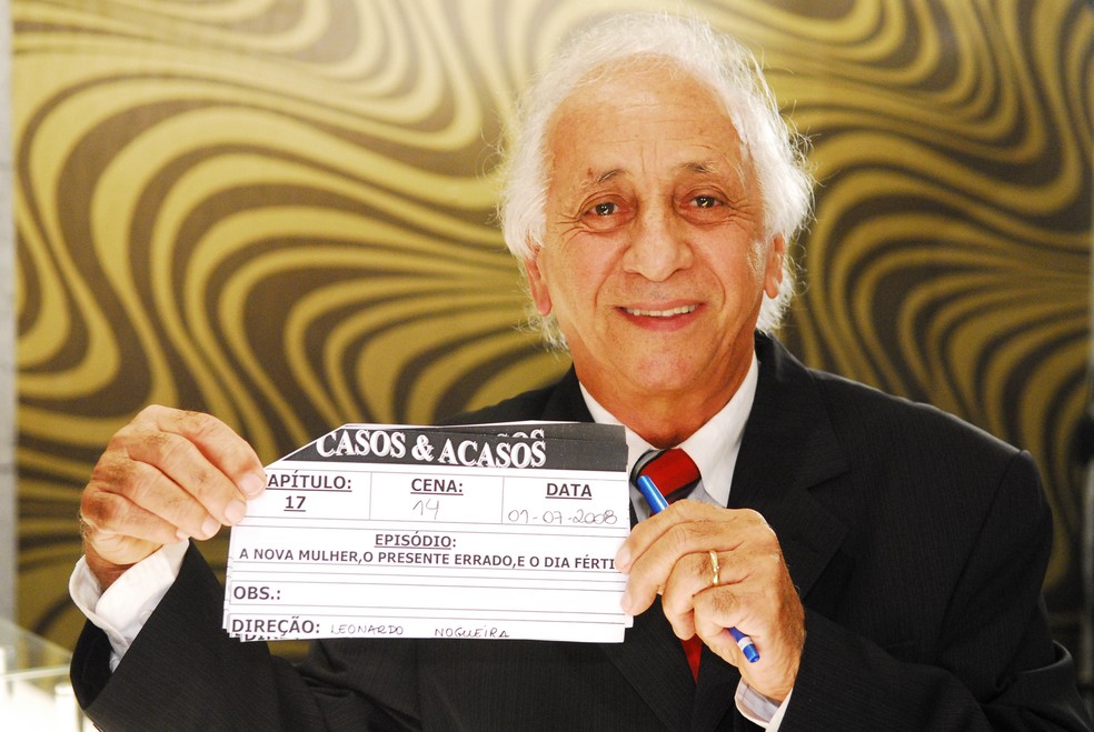 Flavio Migliaccio em cena de 'Casos & Acasos' (2008) — Foto: Kiko Cabral/Globo