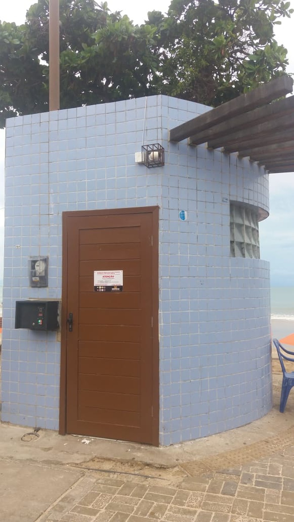AdministraÃ§Ã£o dos banheiros da Praia de Ponta Negra foi entregue Ã  iniciativa privada pela prefeitura â Foto: DivulgaÃ§Ã£o