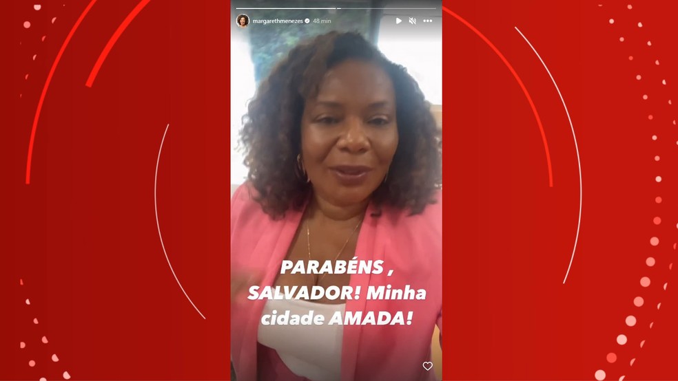 Margareth Menezes  — Foto: Reprodução/Redes Sociais