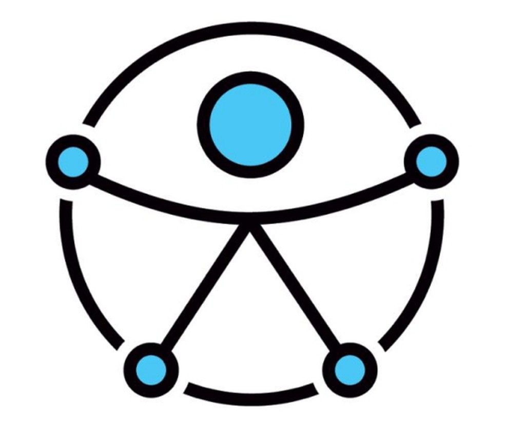 SÃ­mbolo universal da acessibilidade criado pela ONU â Foto: DivulgaÃ§Ã£o