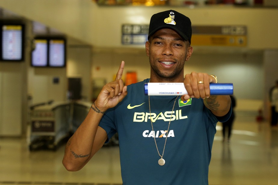 Na Alemanha Rodrigo Nascimento Faz A Melhor Marca Pessoal Nos 100m Rasos Atletismo Ge