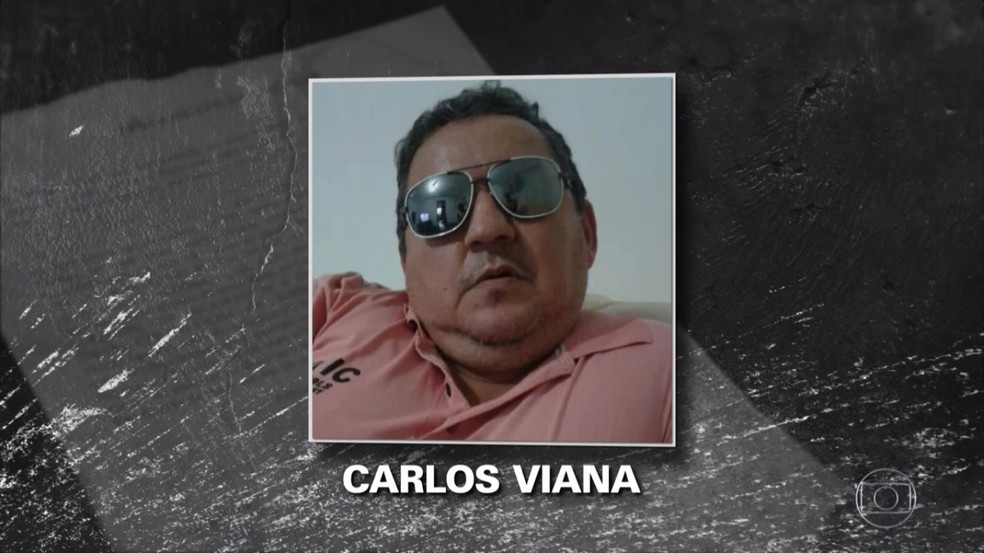 O cuidador de idosos, Carlos César Viana, também estava preso em Juiz de Fora — Foto: Reprodução/TV Globo