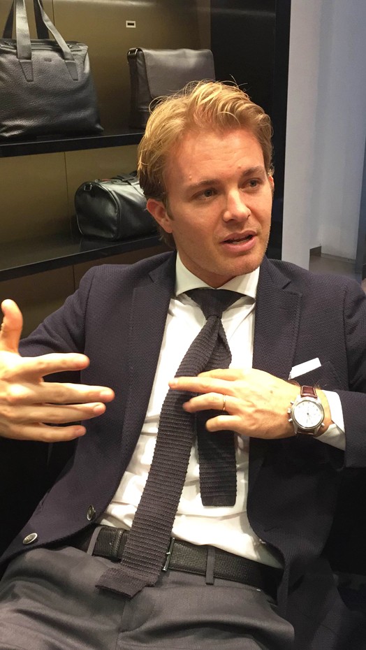 Nico Rosberg em entrevista para a GQ (Foto: GQ)