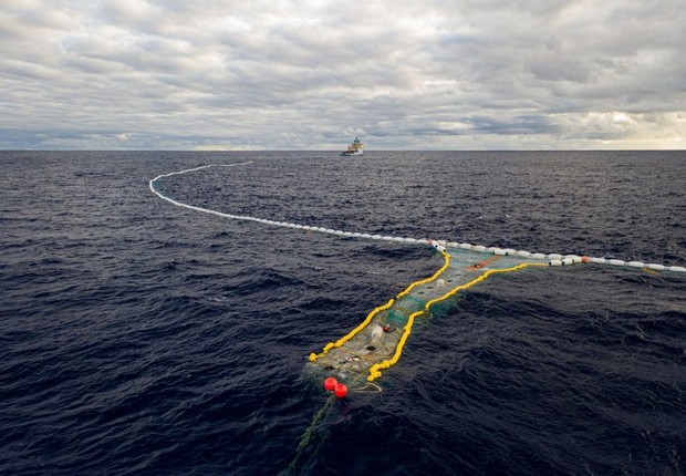 Great Pacific Garbage Patch (GPGP), System 002, (Foto: Divulgação/The Ocean Clean Up)