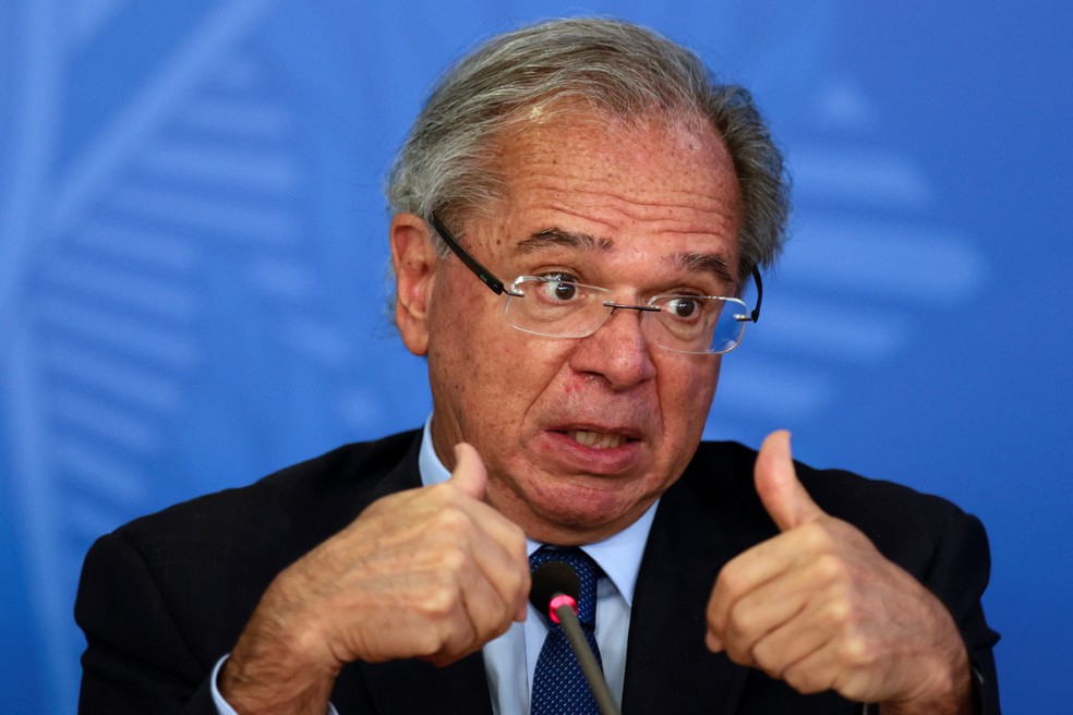 O ministro da Economia, Paulo Guedes, em imagem de 6 de outubro de 2022 — Foto: Ueslei Marcelino/Reuters