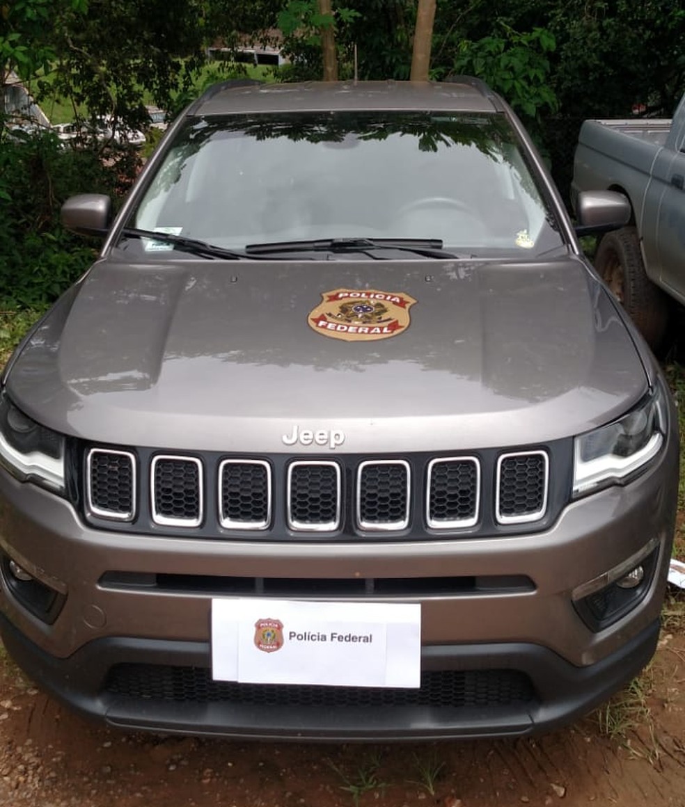Carro de luxo apreendido na OperaÃ§Ã£o Diarista â Foto: PF/DivulgaÃ§Ã£o