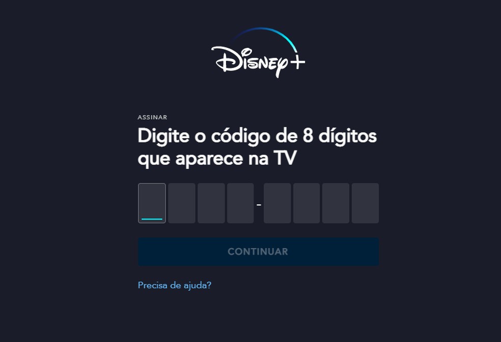 Como acessar Disney+ pela smart TV — Foto: Reprodução/ Disney+