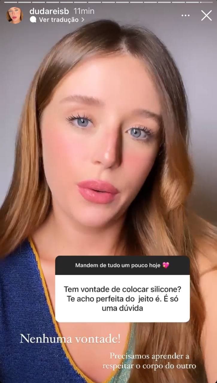 Duda Reis fala sobre pressão estética e silicone: “Aprender a respeitar o  corpo” - Revista Marie Claire