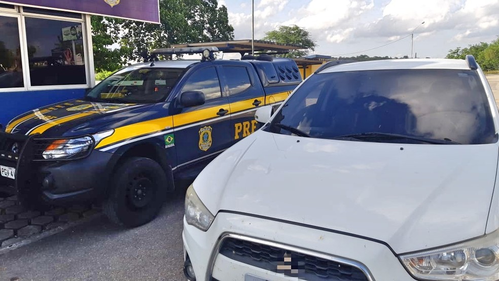 Veículo havia sido roubado em 2017 — Foto: Divulgação/PRF