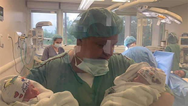 Nascem gêmeos de Erick Jacquin e Rosangela Menezes (Foto: Reprodução/Instagram)