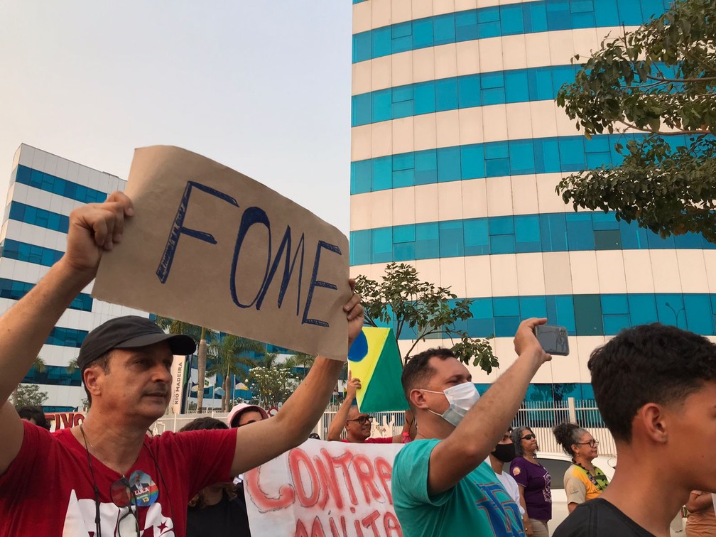 'Grito dos Excluídos' em Porto Velho, 7 setembro de 2022   — Foto: Ana Kézia Gomes/g1