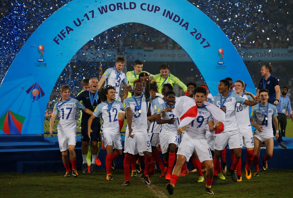 Inglaterra venceu o Mundial Sub-17 em outubro do ano passado (Foto: REUTERS/Danish Siddiqui)