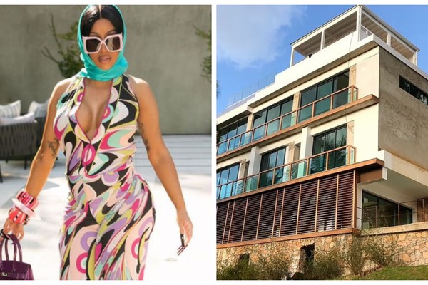 A mansão caribenha de R$ 8 milhões que a cantora Cardi B ganhou de presente de aniversário do marido (Foto: Instagram/Divulgação)