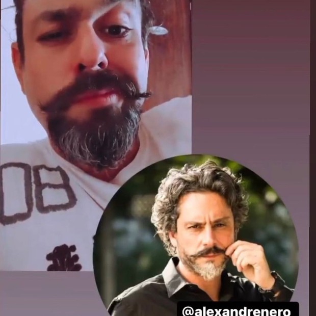 Fãs imitam José Alfredo, personagem de Alexandre Nero (Foto: Reprodução/Instagram)
