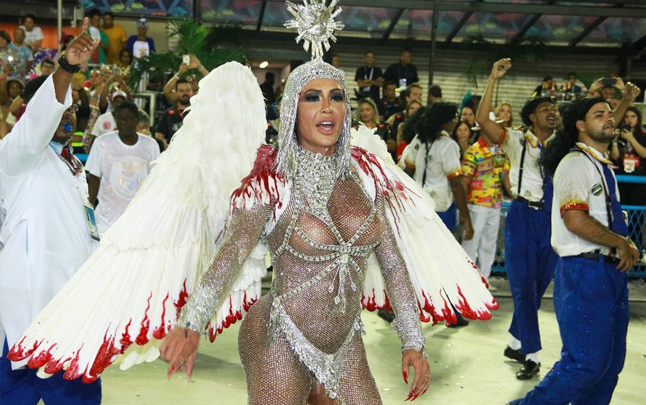 Gracyanne Barbosa, rainha de bateria da União da Ilha do Governador (Foto: Thyago Andrade/ Brazil News)