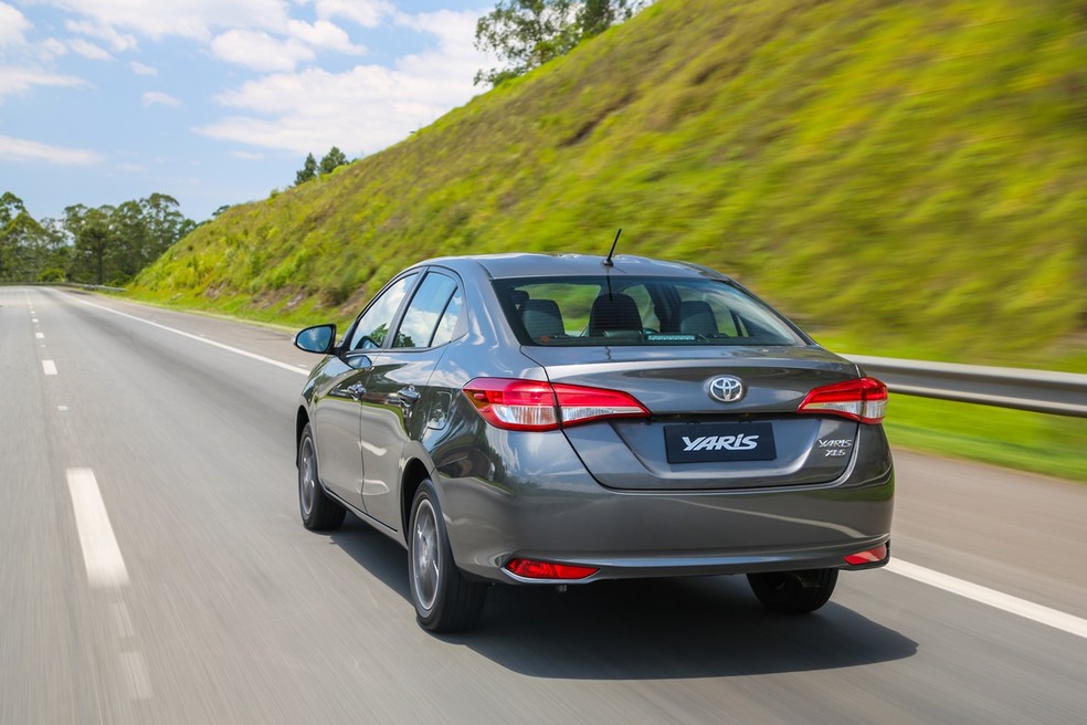 Toyota Yaris Sedan tem o conjunto automtico mais em conta entre todos os seds do Brasil  Foto: Divulgao
