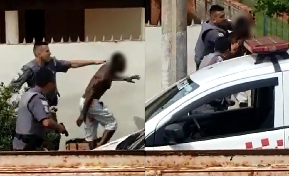 Homem negro relatou ter sido agredido por PMs em Arealva — Foto: Arquivo pessoal