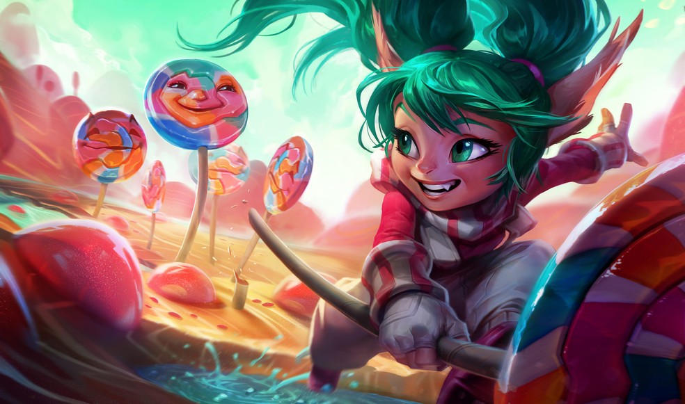 A arte da skin foi reformulada, mas as características principais do visual foram preservadas — Foto: Divulgação/Riot Games