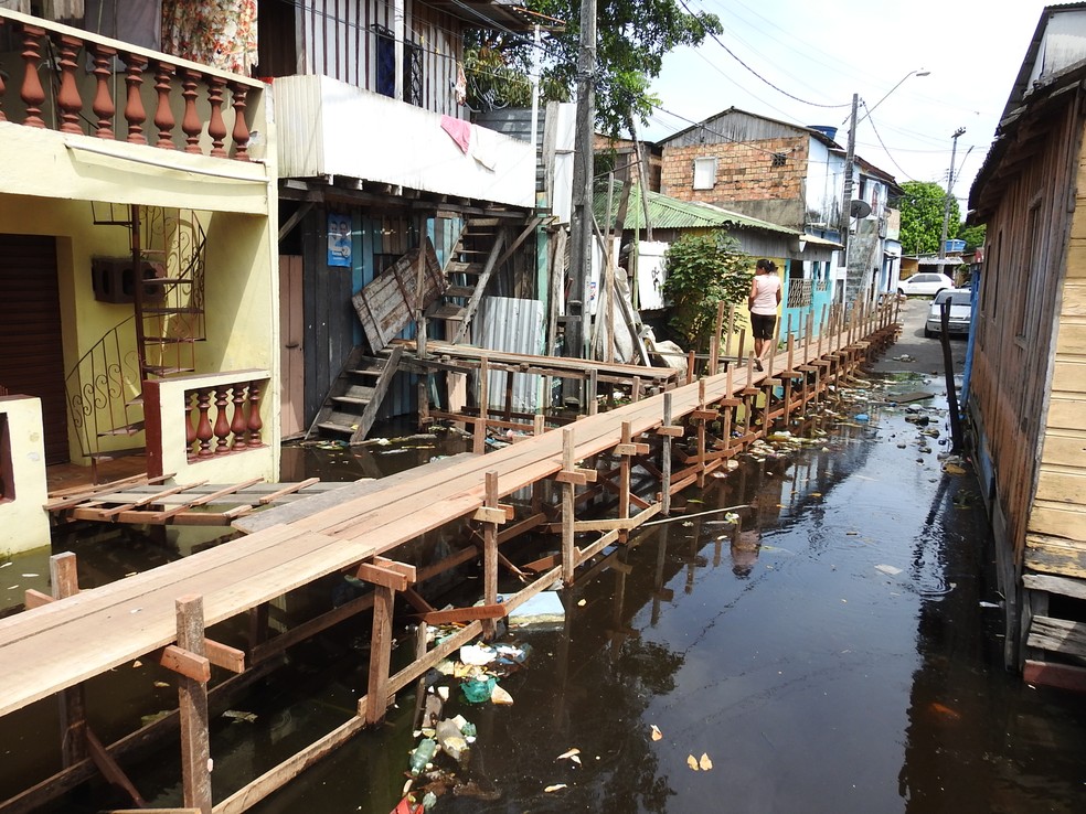 Cheia Rio Negro Manaus — Foto: Ive Rylo/G1 AM