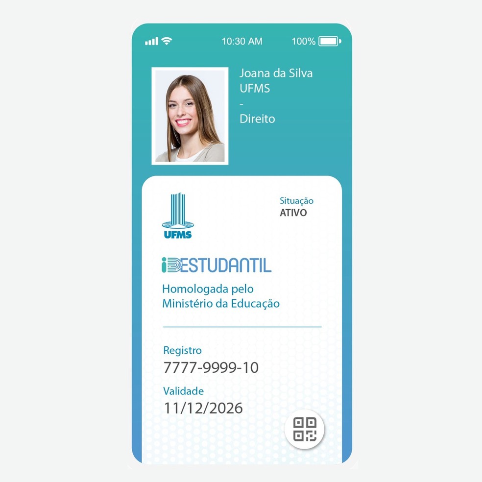 ID Estudantil será emitida por meio de aplicativo — Foto: Divulgação/MEC