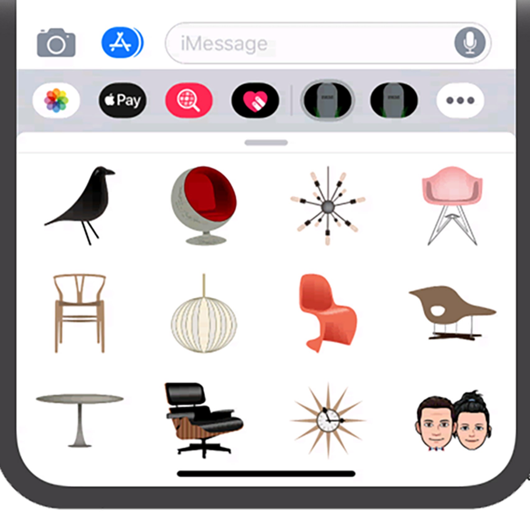 Peças clássicas do design ganham versão emoji (e nós adoramos!) (Foto: Divulgação)