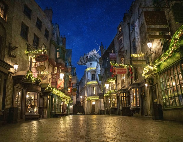 Diagon Alley ou Beco Diagonal: onde estarão Harry Potter e sua turma? (Foto: Divulgação/Universal )