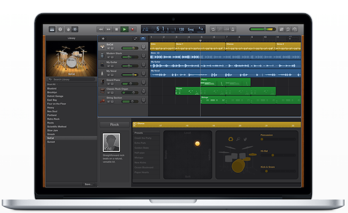 O GarageBand é uma solução em ferramentas de áudio para todos os usuários de Mac (Foto: DIvulgação/Apple)