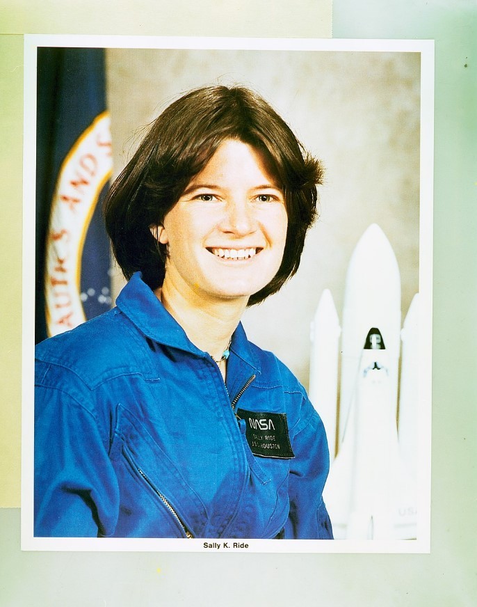 Sally Ride como candidata ao posto de astronauta na Nasa (Foto: Nasa)