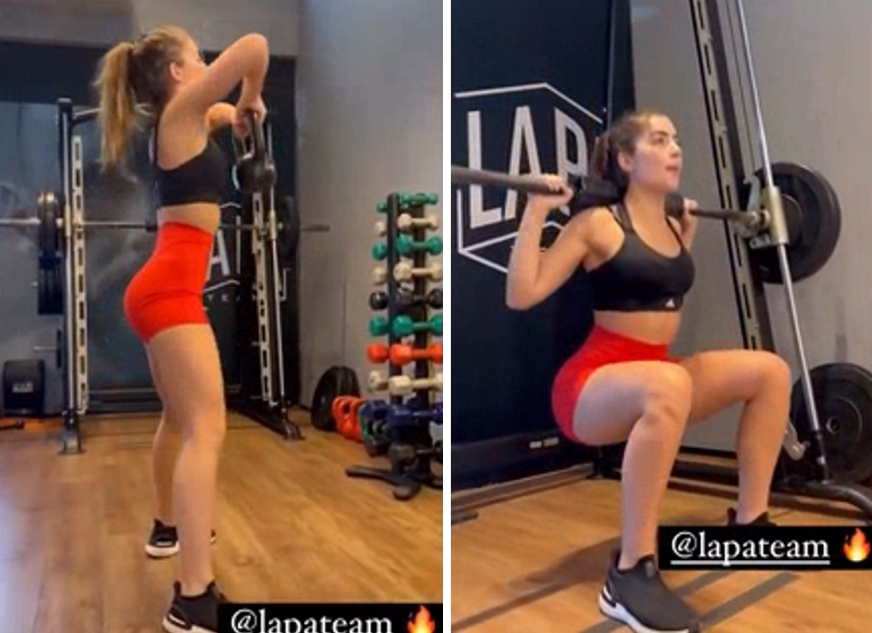 Jade Picon mostra treino nas redes (Foto: Reprodução/Instagram)
