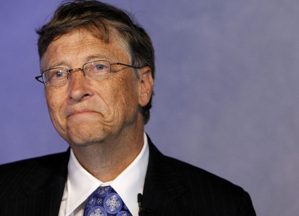 Bill Gates em imagem de arquivo no G20 — Foto: Remy de la Mauviniere/AP