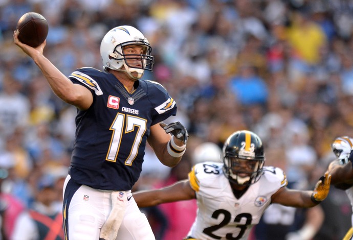Philip Rivers - Chargers x Steelers NFL (Foto: Reuters)