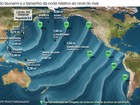 Saiba quais países seguem em alerta de tsunami após tremor no Japão