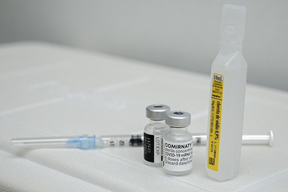 Vacina da Pfizer é aplicada em Palmas — Foto: Raíza Milhomem/Prefeitura de Palmas