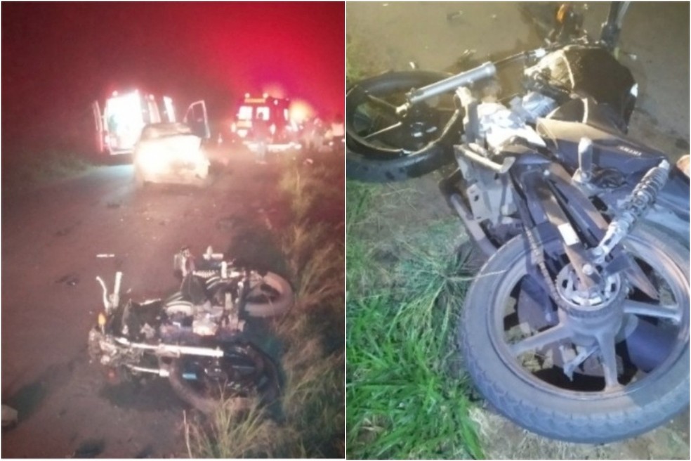 Motociclista morre em acidente em Avaré — Foto: Polícia Militar/ Divulgação 
