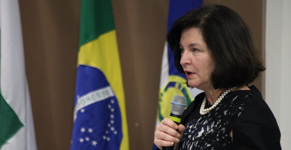 A procuradora-geral da RepÃºblica, Raquel Dodge, durante palestra em BrasÃ­lia (Foto: SÃ©rgio Almeida/CNMP)