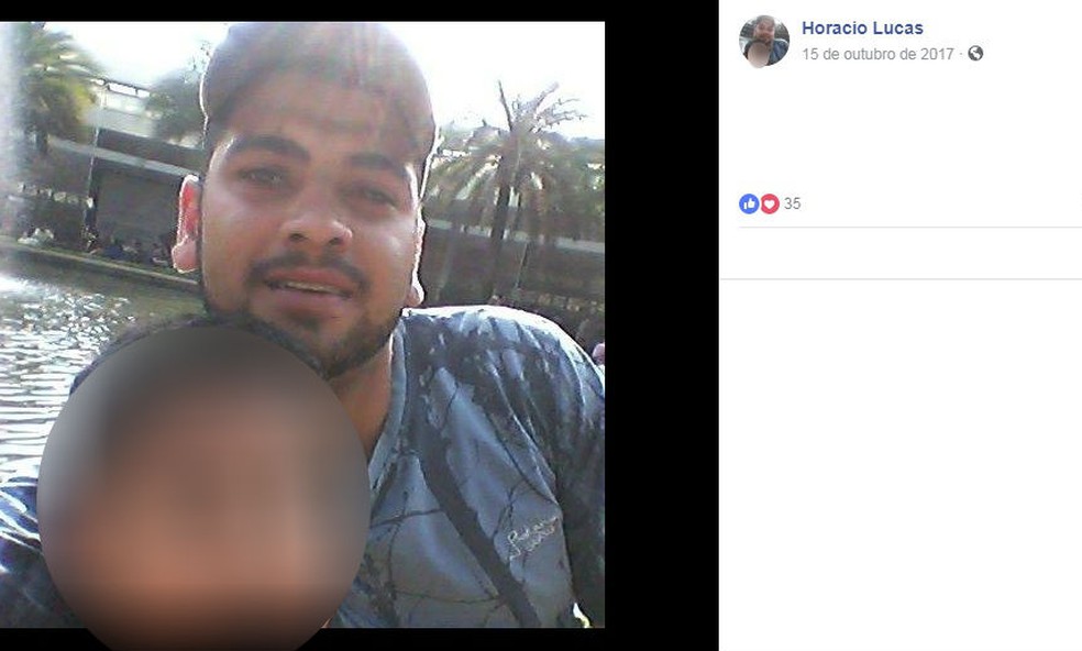 Horácio Lucas é suspeito de matar a filha em São Roque — Foto: Reprodução/Facebook