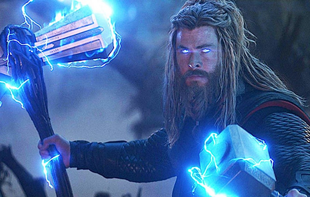 O ator Chris Hemsworth como o herói Thor em Vingadores: Ultimato (2019) (Foto: Reprodução)