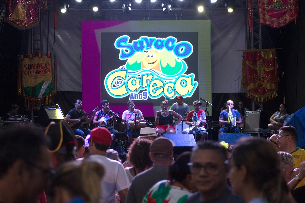 Bloco Suvaco do Careca faz primeiro ensaio aberto para o carnaval em Natal — Foto: Divulgação