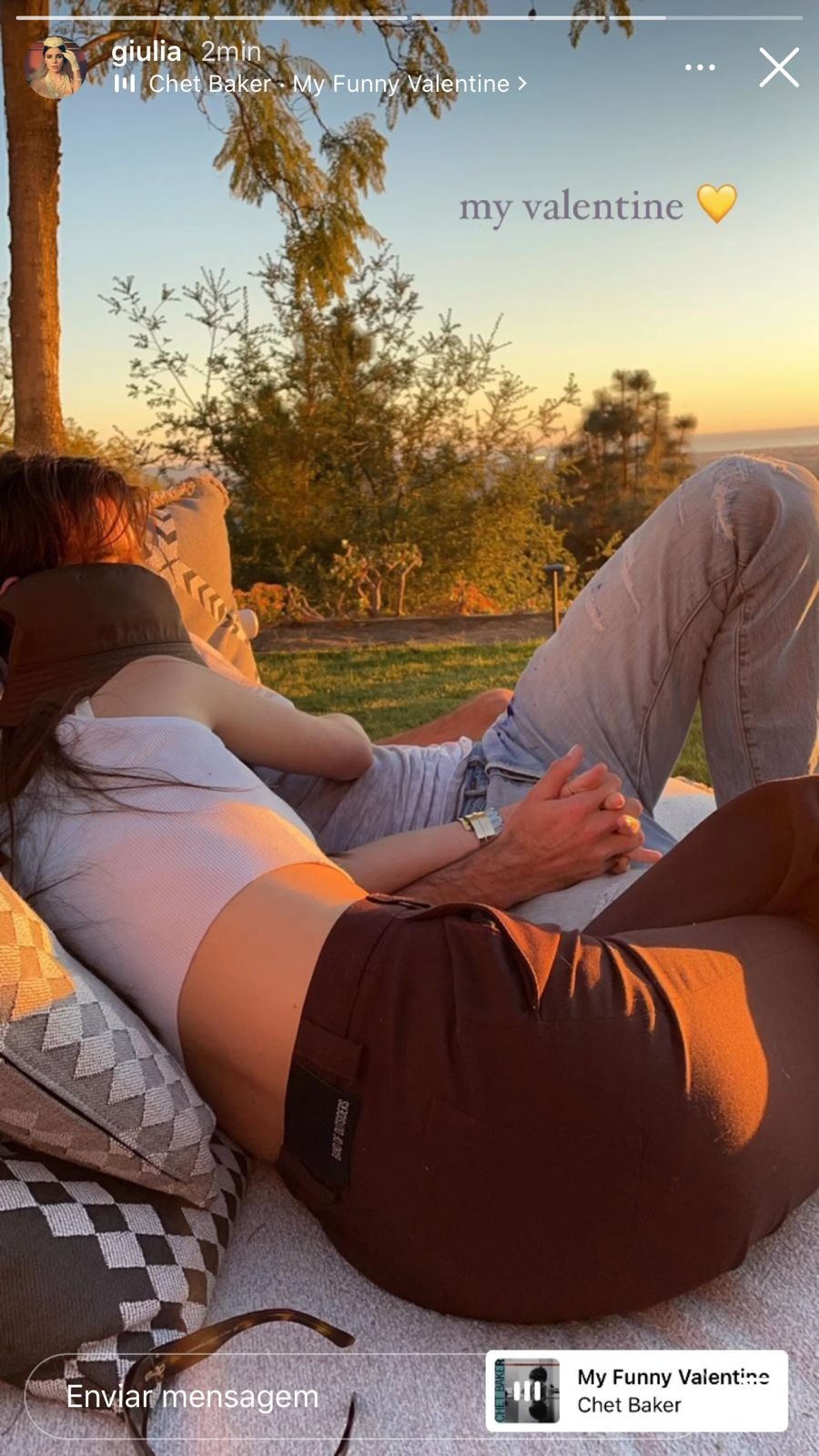 Giulia Be e namorado, Conor Kennedy (Foto: Reprodução/Instagram)