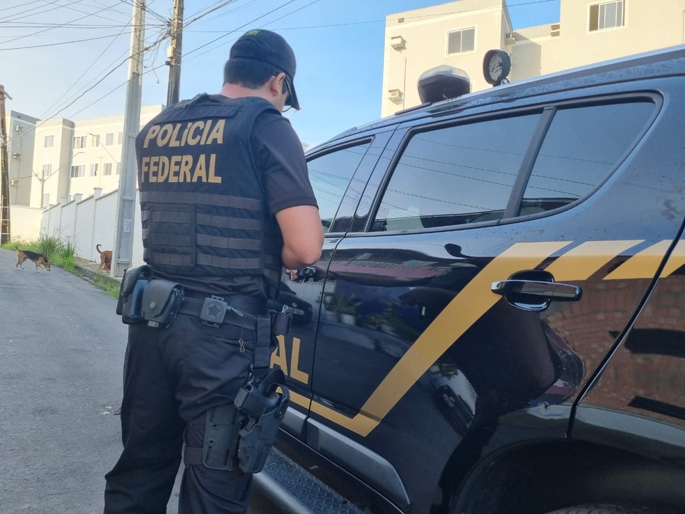 Operação contra o garimpo ilegal, no Amazonas  — Foto: PF-AM