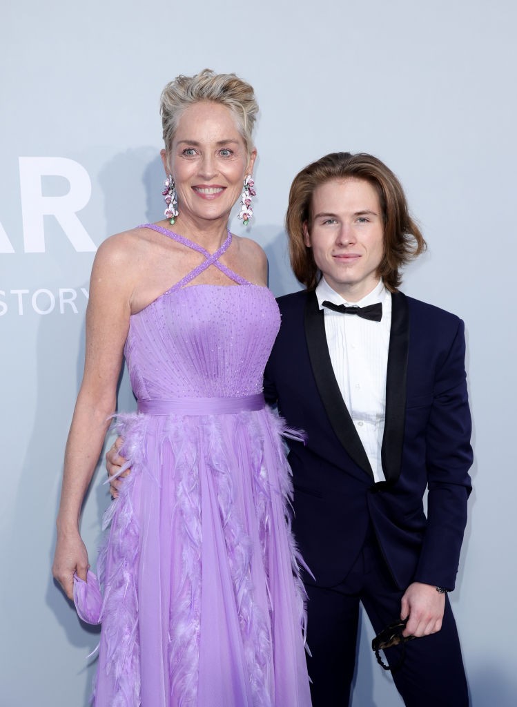 Sharon Stone e Roan Bronstein Stone (Foto: Getty Images)