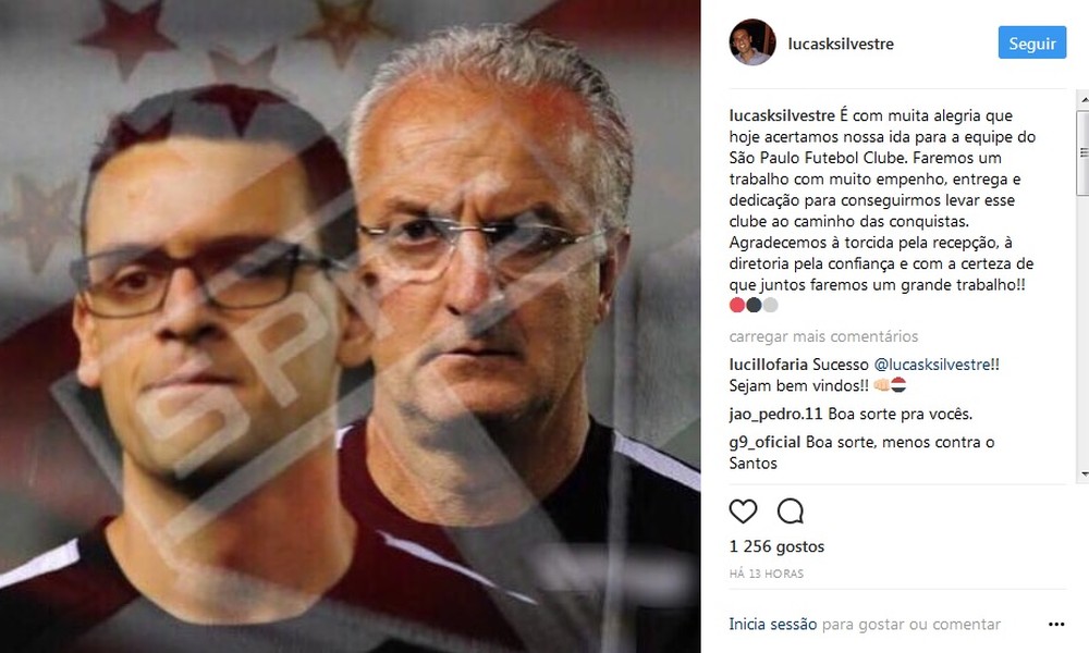 FIlho de Dorival comemora: 